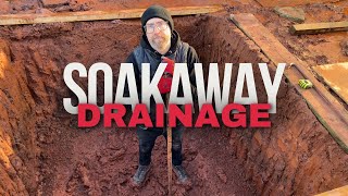 Attempting soakaway driveway drainage after builder leaves job [upl. by Ennairac]