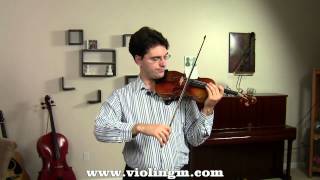 Exercise for the Violin Spiccato  Practice playing off the string [upl. by Neeham]