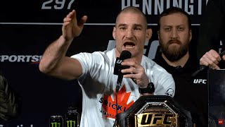 5 minutes of ONLY Sean Strickland at the UFC 297 Press Conference [upl. by Marucci]