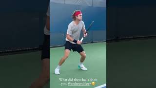 Rublev who is like a machine guntennis ATP Rublev [upl. by Esnofla]