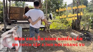 Chồng đi lao động xuất khẩu lao động  em gái nhờ hàng xóm quét dùm màng nhện [upl. by Yreme906]