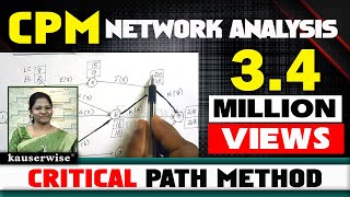 CPM  Critical Path MethodProject Management TechniqueOperations Research Solved Problem [upl. by Ordnazil]