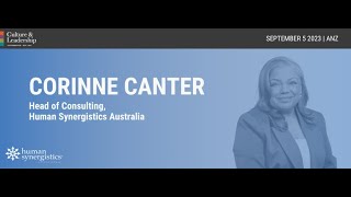 Corinne Canter Head Of Consulting Human Synergistics ANZ [upl. by Nylear474]