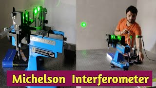 Michelson Interferometer experiment  Applied Optics [upl. by Elvin]