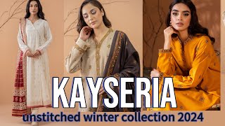 kayseria Winter Collection 2024 Unstitched kayseria wintercollection2024 pakistanidesignerdresses [upl. by Arte]