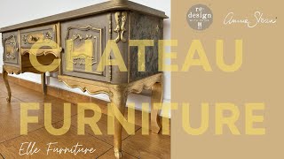 Chateau Furniture with anniesloanromania paints and ReDesignwithPrima transfers amp decoupage [upl. by Jeraldine]