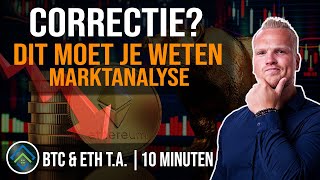 AFKOELING ingezet voor ETH Of toch  ETH amp BTC Marktanalyse [upl. by Francisco]