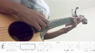 Fantasías  Rauw Alejandro ❌ Farruko Cover Guitarra Fingerstyle  Tablatura Tutorial Acústico [upl. by Renelle]