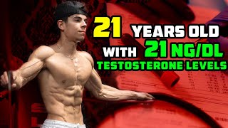 21 Years Old With 21 ngdL Testosterone Levels Reacting To Isaiah Mirandas Blood Test Results [upl. by Bohon]