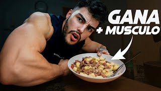 5 Mejores Comidas para Aumentar Masa Muscular Flacos  Recetas Fitness [upl. by Amitak474]