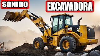 💥Sonido de CATERPILLAR Sonido EXCAVADORA [upl. by Josselyn]