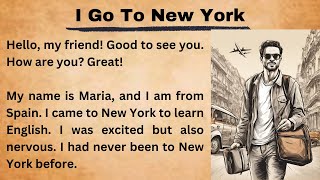 I Go To New York  Learn English Though Best English Story  Improve Your English  Graded Reade [upl. by Yesrod936]