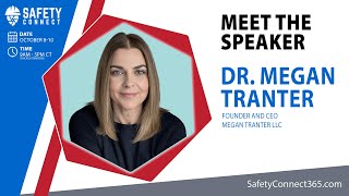 Meet the Speaker  Megan Tranter  Safety Connect 2024 [upl. by Sine354]