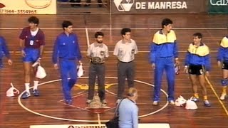 Lliga Catalana 198687  Barcelona vs Granollers  Final Tortosa [upl. by Aicetal]