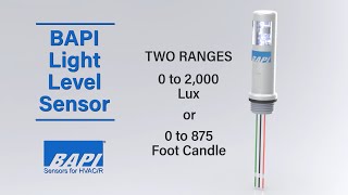 BAPI Light Level Sensor [upl. by Flanagan]