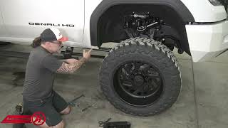 Kelderman Install Video  2020 GMC 25003500 Front Fender Flare Caps [upl. by Anazus]