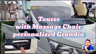 Grandia tourer personalized into Captain seat with massage pa  Gary Lumantam [upl. by Aicen691]