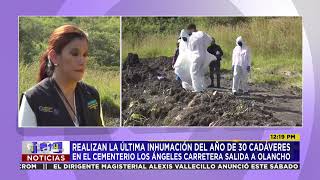 Medicina Forense inhumó 18 cuerpos no reclamados en la capital [upl. by Barbabas450]