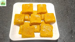 आंबा नारळ वडी  How to make Mango Coconut Vadi  Amba Naral Barfi By MinAnand Kitchen [upl. by Eeryk]