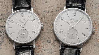 A Tasteful Update to an Icon of Minimalism in Watch Design  NOMOS Tangente 189 and 144 Review [upl. by Dorsey]