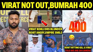 Ind vs Ban Rohit punched Gill😂 Virat Kohli DRS controversy🤬 Bumrah 400 wicketsPant smashes 6 6 [upl. by Cotsen]