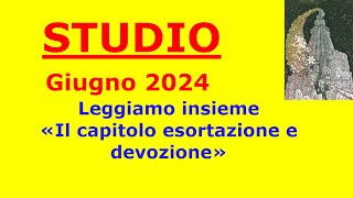 Nostra lettura del materiale studio SGI Giugno 2024 [upl. by Caputo]