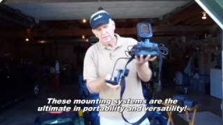 Ideal LowProfile Fish Finder Mount for Inflatable Pontoon Boats [upl. by Frohne284]