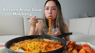 playkoreanfoodseason4Korean Army Stew Budae Jjigae Mukbang [upl. by Nnayram998]