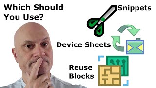 Altium Designer ReUse Blocks Snippets and Device Sheets  Whats the Difference [upl. by Nicko592]