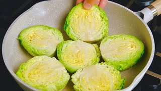 Cabbage with chickpeas is better than meat Simple easy and delicious cabbage recipe [upl. by Wenn]