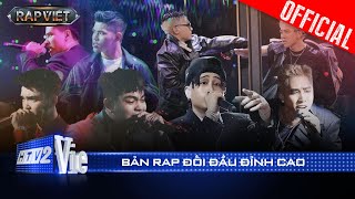 TOP LYRICAL RAPPERS đối đầu đỉnh cao qua các mùa Rap Việt khiến ai cũng sởn da gà  Rap Việt 2024 [upl. by Easter]