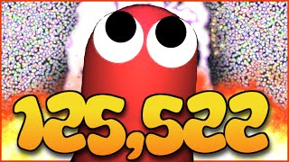 125000K WORLD RECORD MASS GAMEPLAY  SLITHERIO WORLD RECORD YouTube Highscore [upl. by Jacy]