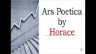 quotArs Poeticaquot detailed summary in Hindi by Horace  Roman Poet  Classical Literary Criticism [upl. by Vanya652]