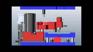 Pronic  InDie Tapping unit  STS unit with servodriven motorization Kinematic details [upl. by Esya487]