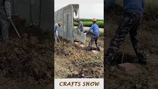 Precast Panel installation goodtools machine smartwork craft viral short [upl. by Lambert63]