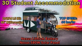 Best School Van Model with nexussolarenergy Lithium Battery amp Solar Panel [upl. by Akinej225]