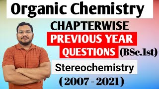 Previous year questions  Organic chemistry  Stereochemistry  Kumaun University  BSc 1st year [upl. by Kentiga]