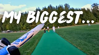 EPIC T20 Batting In The Canadian Mountains [upl. by Afatsuom]