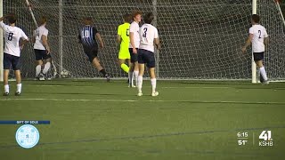 Shawnee Mission East boys soccer using minds feet to achieve goals both on and off field [upl. by Arreic135]