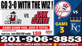 Free Winners in Football Free picks in Baseball visit httpswwwjoewizsportscom [upl. by Litman]