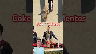 quotGiant Mentos Coke Explosionquot  Coke VS Mentos  shorts ytshorts lifehacks venikpot [upl. by Arretal613]