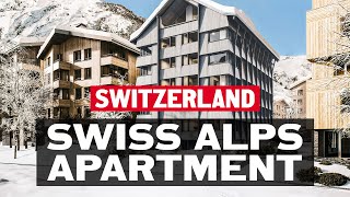 Living in Switzerland Apartment Tour in Andermatt Swiss Alps [upl. by Damali]