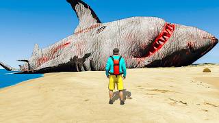 Cazando MONSTRUO MARINO en GTA 5 [upl. by Aihsot416]