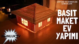 Maket Ev Yapımı  Çöp Şişten Gecekondu Yaptık  DIY  Kendin Yap [upl. by Bringhurst]