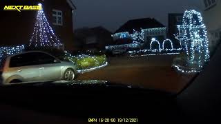 Kingfisher Chase Christmas lights Bracknell 2021 [upl. by Royo]