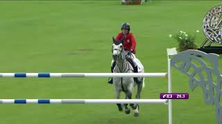 Laura Krauts incredible performance in full length FEI Nations Cup™ Jumping Dublin [upl. by Prochoras]