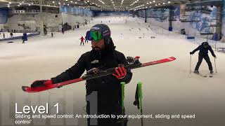 Snozone Ski Lesson level 1 [upl. by Odnama]