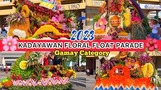 KADAYAWAN FLORAL FLOAT PARADE 2023 Gamay Category [upl. by Daly]