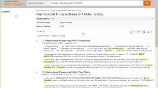 Westlaw – IPO research on Business Law Center [upl. by Kris]