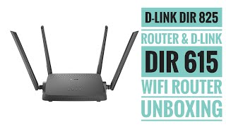 DLINK DIR 825 ROUTER  DLINK DIR 615 ROUTER  Unboxing [upl. by Helsie]